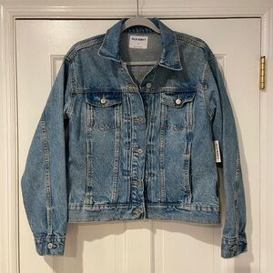 Old Navy Classic Denim Jean Jacket – Medium Wash, Size Medium (NWT)